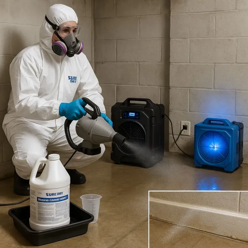 Sanitization and Odor Removal process in Wesley Chapel, FL